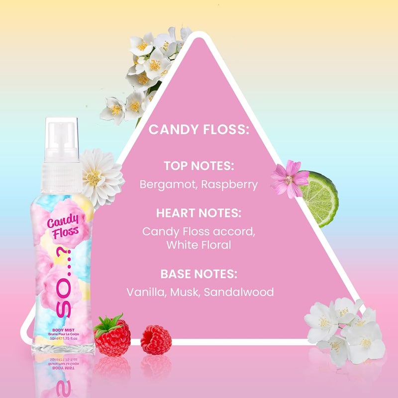 So..? So Body Mist Set  Body Spray for Women  Cruelty Free Vegan Perfumes for Women  650 to 1000 Sprays  Travel Size Gift Set  4 pcs - Image 3