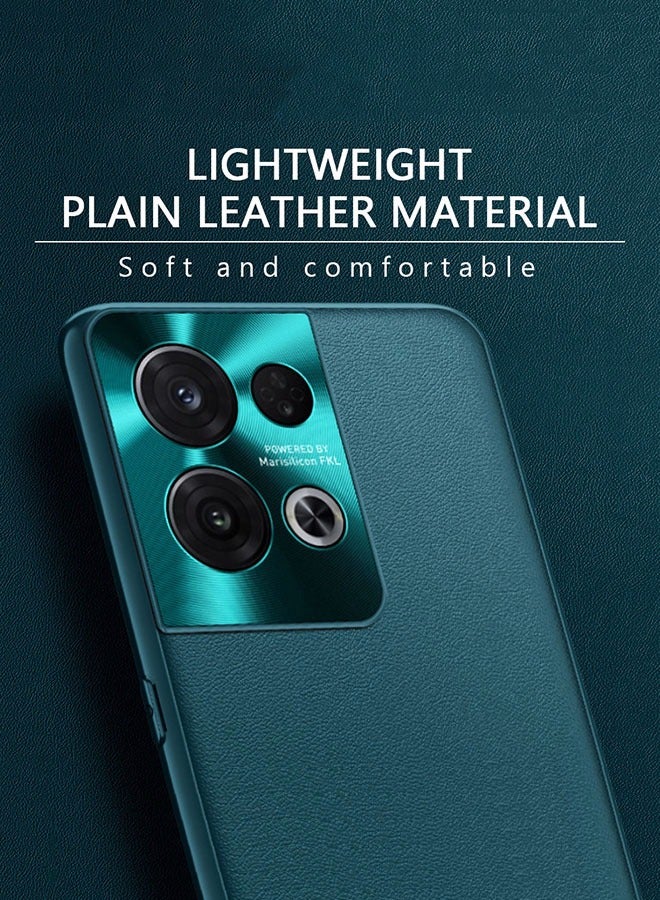 Motim Leather Case for Oppo Reno 7/7 Pro, All-Inclusive Camera Protection Anti-Fall Drop Protection Cover Shockproof Phone Case Cover - Image 4