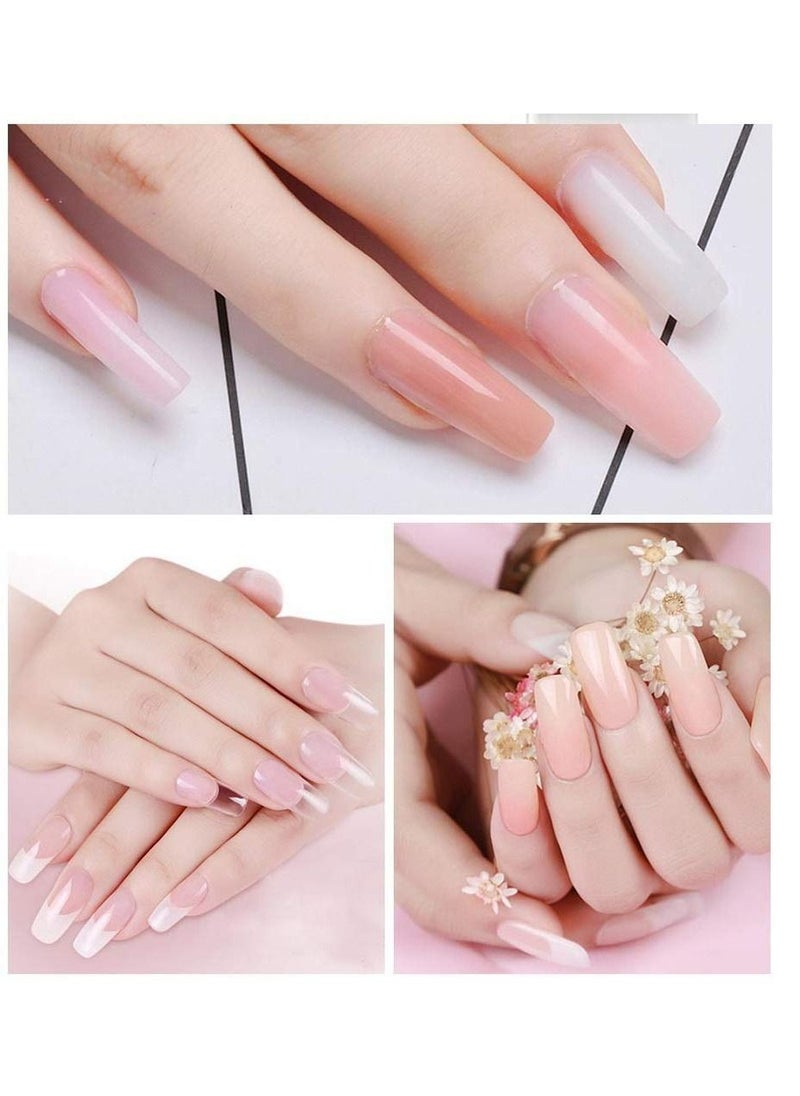 Kanza 100 Pieces Nail Tips False Nails for Nail Design, Fake Nails Tips Manicure Accessories (ALMOND SHAPED - CLEAR)  - Image 5