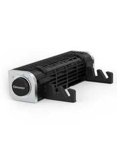 Olmaster USB Cooling Fan Laptop Pad Stand Fan Notebook Computer Phone Cooler Horizontal Axis Fan Bracket Black  - Image 1