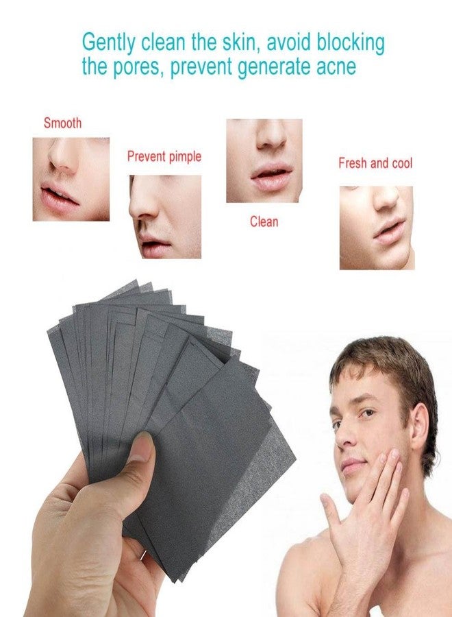 TMISHION Oil Absorbing Tissues, 80Pcs/pack Men Blotter Face Oil-absorbing Control Blotting Face Clean Beauty Blotting Paper - Image 4