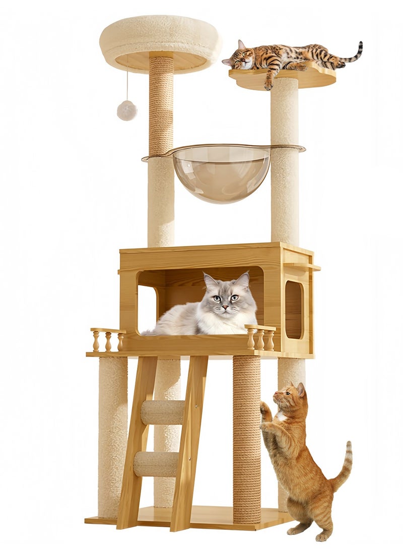 كيدل إطار تسلق القطط، برج قطط متعدد المستويات، عش قطط، لوح خدش قطط، كبسولة فضاء، شجرة قطط، مستلزمات القطط، ألعاب القطط الأليفة، مستلزمات الحيوانات الأليفة - Image 1
