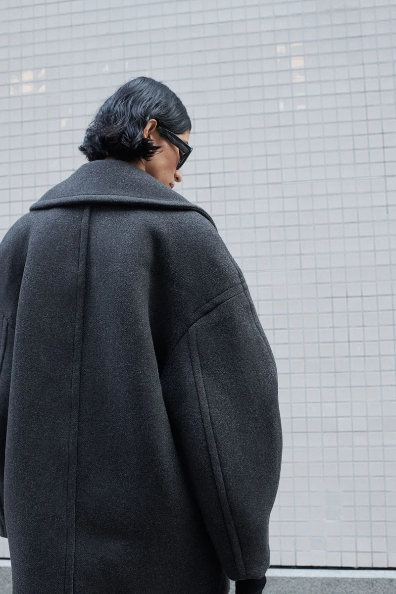 اتش اند ام Wool-Blend Coat