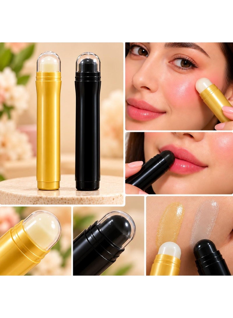 2-Piece Set: Silicone Applicator for Lipstick and Blending Cream Makeup - Image 1