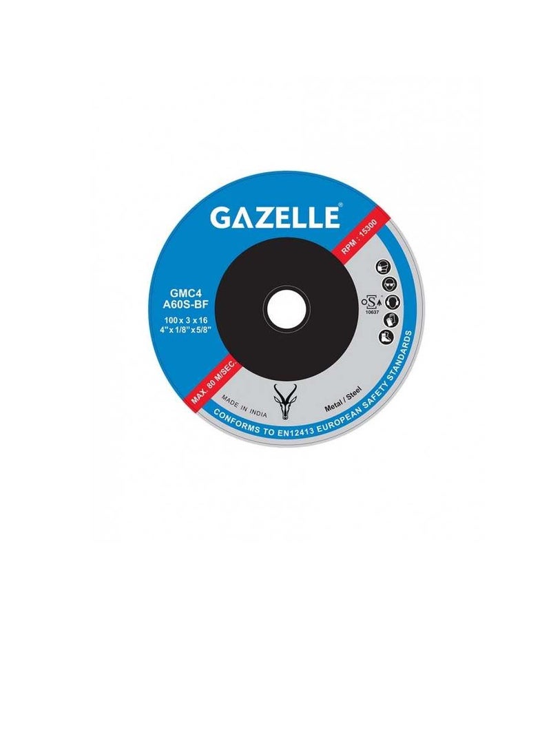 Gazelle Metal/Steel Cutting Disc 4" - Image 2