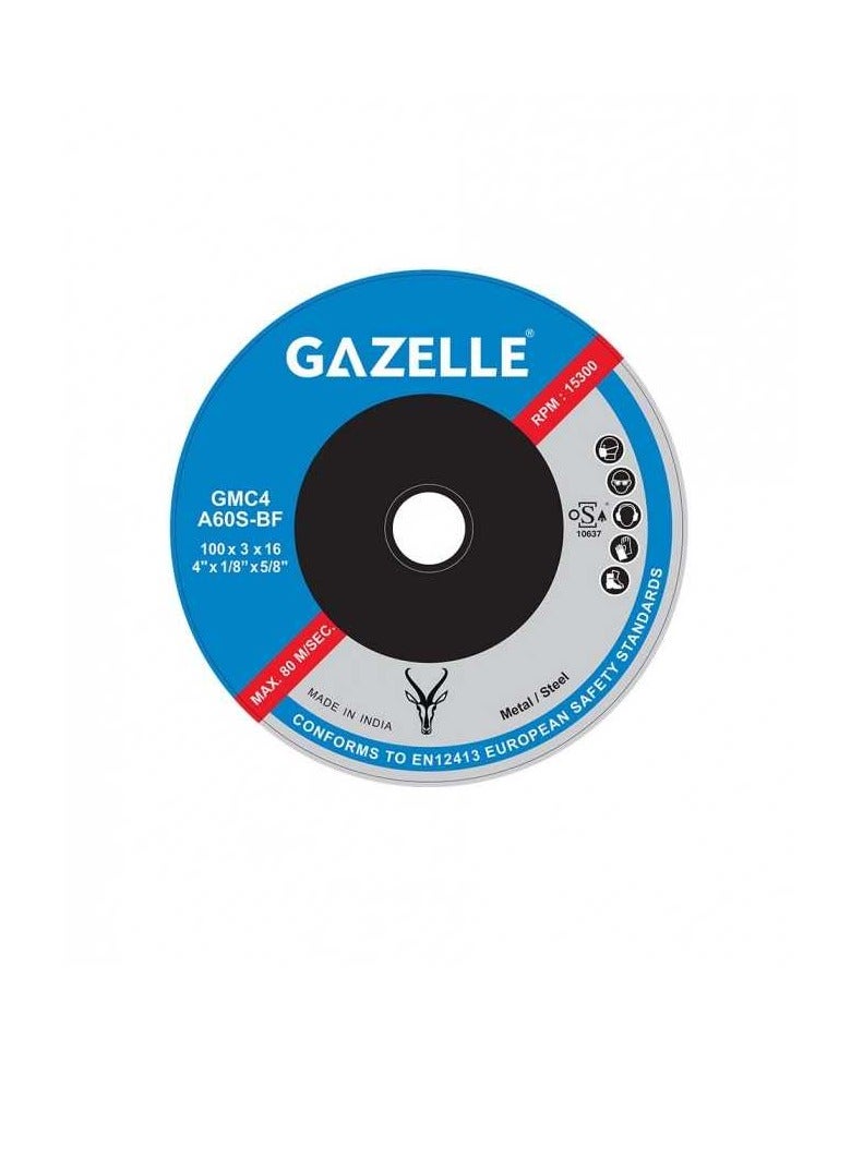 Gazelle Metal/Steel Cutting Disc 4" - Image 1