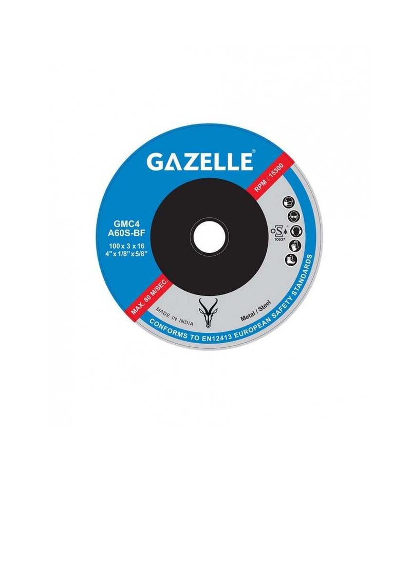 Gazelle Metal/Steel Cutting Disc 4" - Image 3