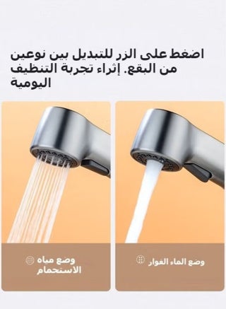 صنبور مطبخ قابل للسحب ، حنفيات حوض مطبخ قابلة للتعديل الارتفاع مع بخاخ سحب لأسفل ، حنفيات مطبخ قابلة للدوران 360 درجة ، حنفية دوارة للرفع الساخن والبارد لحوض المطبخ والحمام - view 5