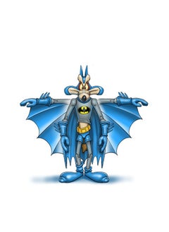 Warner Bros Mashup Figure Coyote As Batman 6 Inch  - Image 5