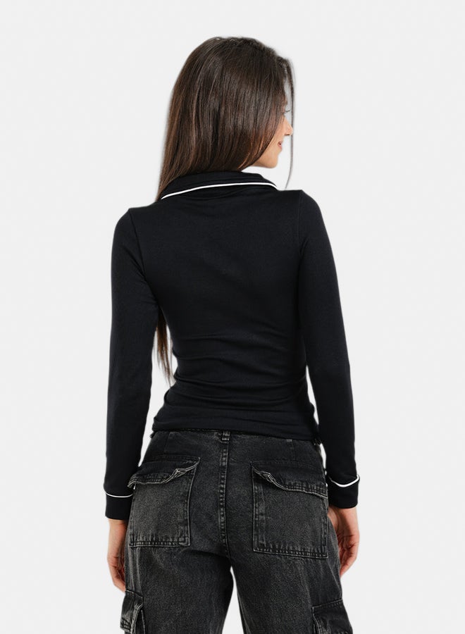 Carina V-Collared Neck Top - Image 4