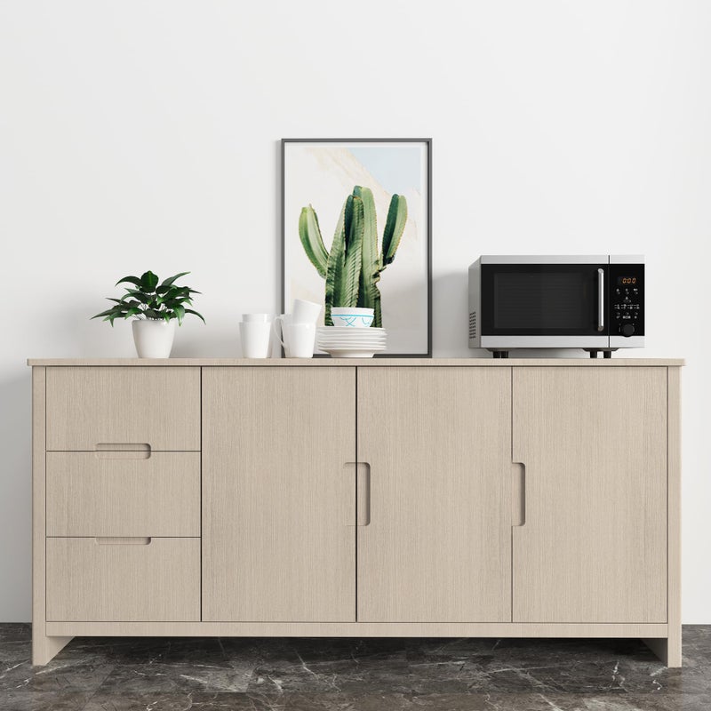 Boobest Cream Wood Grain Contact Paper Peel and Stick Wood Wallpaper Waterproof Removable Natural Wood Contact Paper for Countertops Cabinets Desk Table Door Dresser Vinyl Furniture Warp 15.74"x118" - Image 4