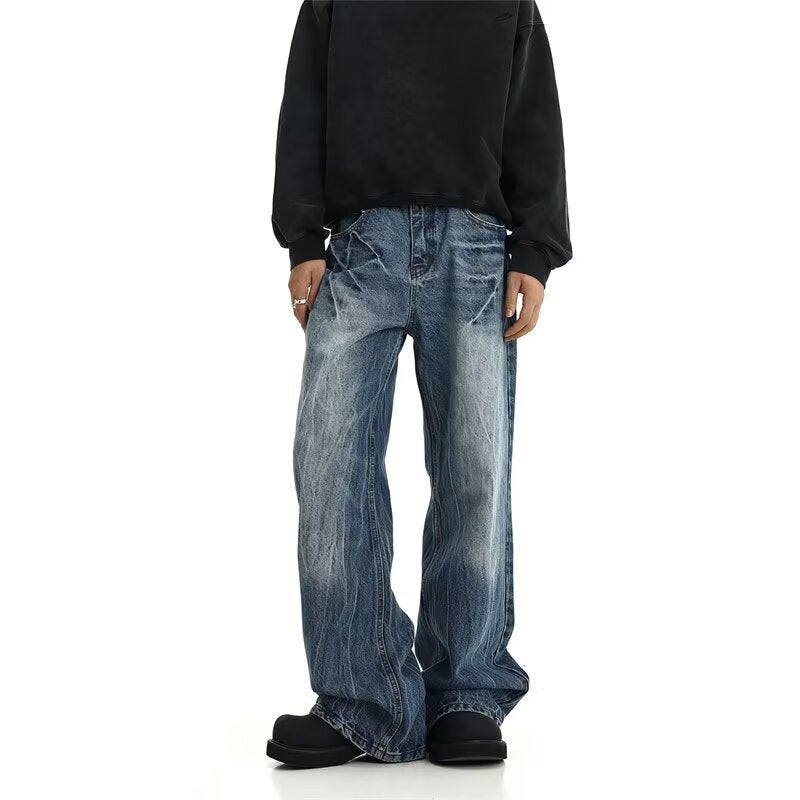 Unisex Casual Daily Denim Jeans - Image 4