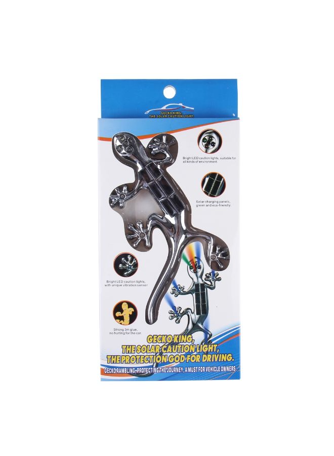 MUNTAQI Solar Powered Gecko Style Car Sticker With 4-led Flash Warning Lights - Image 4