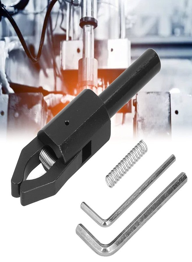 شانريا مشبك سحب وحدة تغذية مخرطة CNC، ساحب قضيب CNC، ساحب مقبض مستقيم للمخرطة، فك من قطعة واحدة للحام، أدوات استخراج سحب خلفي بمقبض مستقيم للتشغيل الآلي 63 مم (16 مم) - Image 2