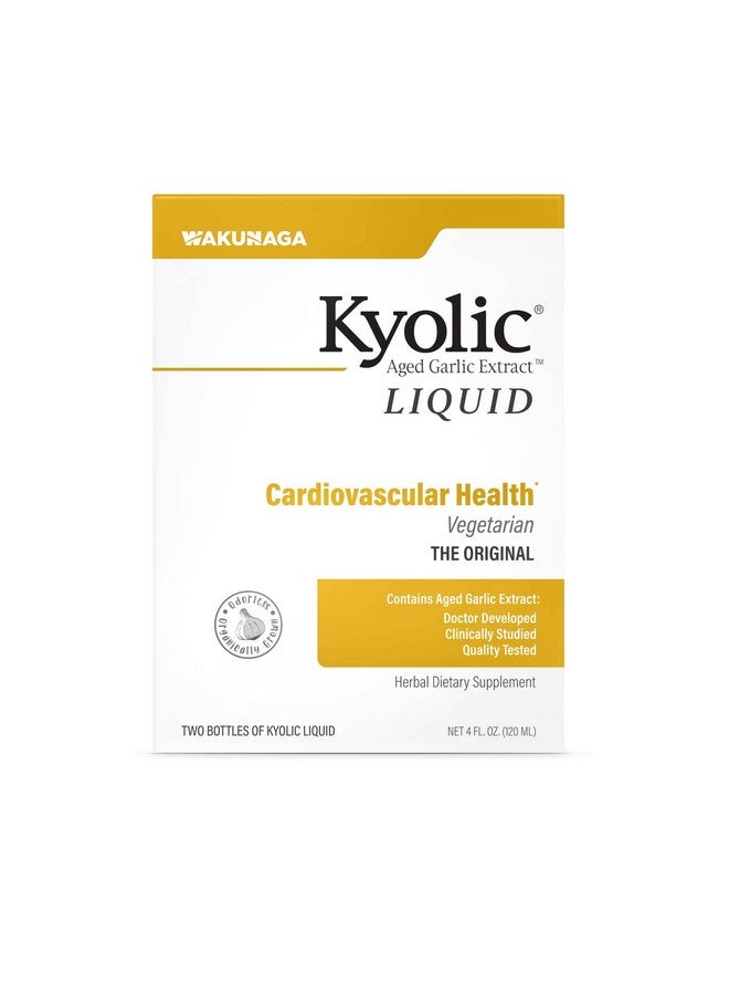 kyolic Aged Garlic Extract Liquid Vegetarian Cardiovascular 4 Ounces (Packaging May Vary) - Image 2