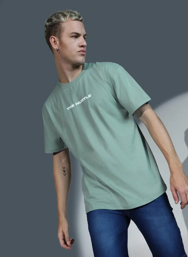 Hubberholme Green T-Shirt For Men