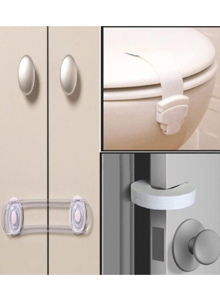 30-piece child safety and shock protection set, consisting of corners, door and toilet locks, and electrical outlets. - Image 5