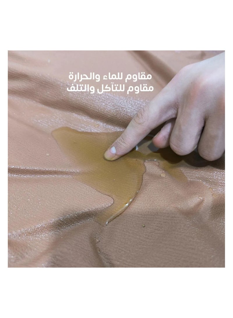 سليب لاند كيس نوم و فرشة رحلات متعدد الاستخدامات جلد تانزاني غليظ ضد الماء بسحابين يمكن فصلها لغسيلها - Image 4
