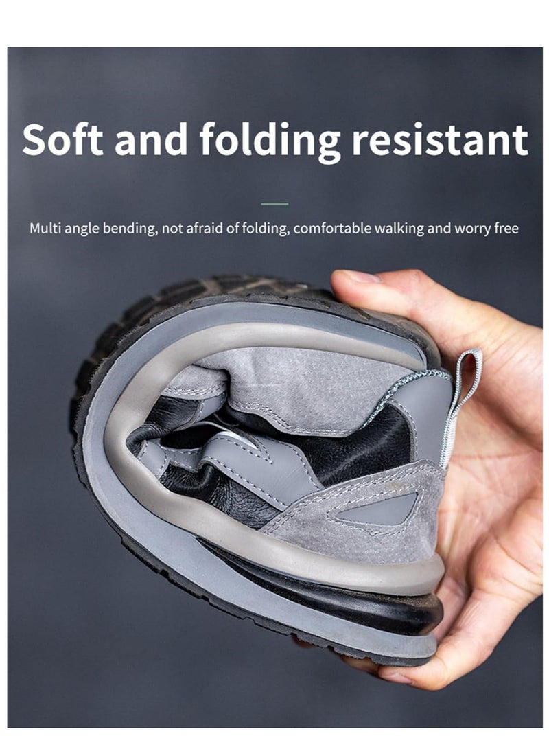 أحذية السلامة للأحذية الرياضية من الصلب من الرجال أحذية العمل ذات السقف المنخفض مع وسادة هوائية مقاومة للثقب (43 يورو) - Image 2