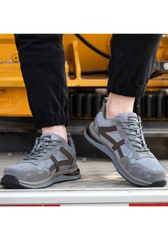Verci Men Steel Toe Sneakers Safety Shoes Low top Work Shoe with Air Cushion Lightweight Breathable Puncture Proof (43 EUR)  - Image 3