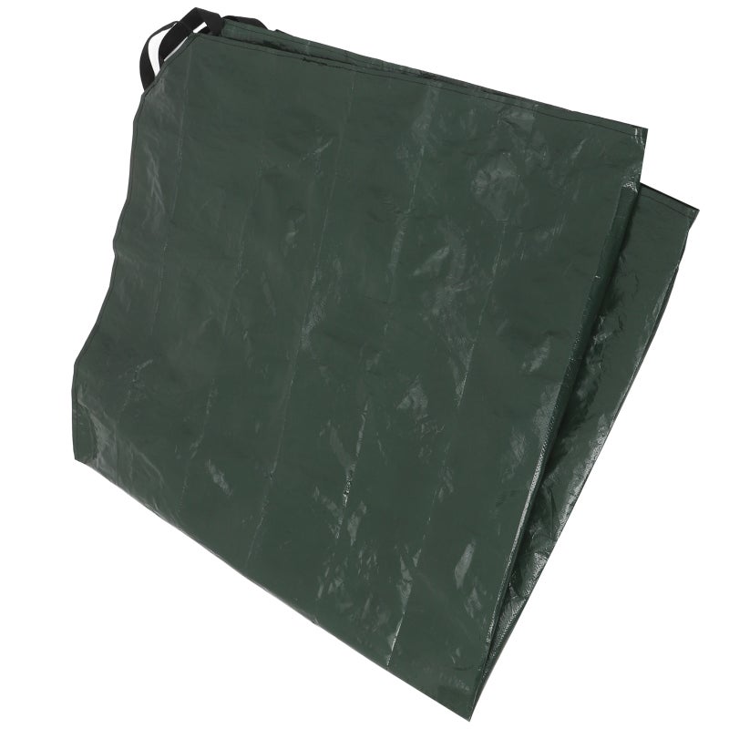 2pcs Leaf Collection Bag with Handles Yard Garden Cleanup Leaf Bag Heavy Duty Reusable Tarp Bag for Lawn Debris and - Image 3