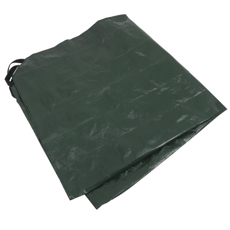 2pcs Leaf Collection Bag with Handles Yard Garden Cleanup Leaf Bag Heavy Duty Reusable Tarp Bag for Lawn Debris and - Image 5
