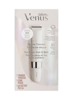 Gillette Venus for Bikini Pubic Hair and Skin, Gentle Electric Razor Bikini Trimmer, Includes 1 Womens Trimmer, 1 Comb, 1 AA Battery for Intimate Grooming