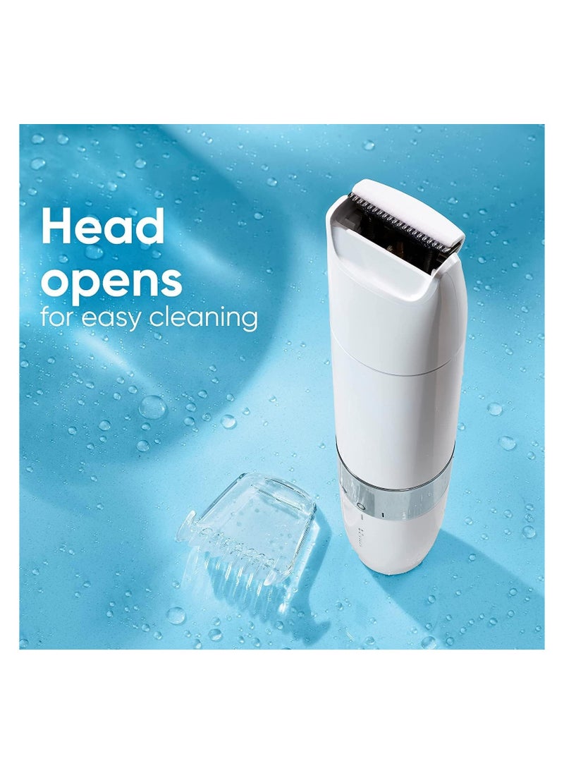 Gillette - Gillette Venus for Bikini Pubic Hair and Skin, Gentle Electric Razor Bikini Trimmer, Includes 1 Womens Trimmer, 1 Comb, 1 AA Battery for Intimate Grooming - Image 1
