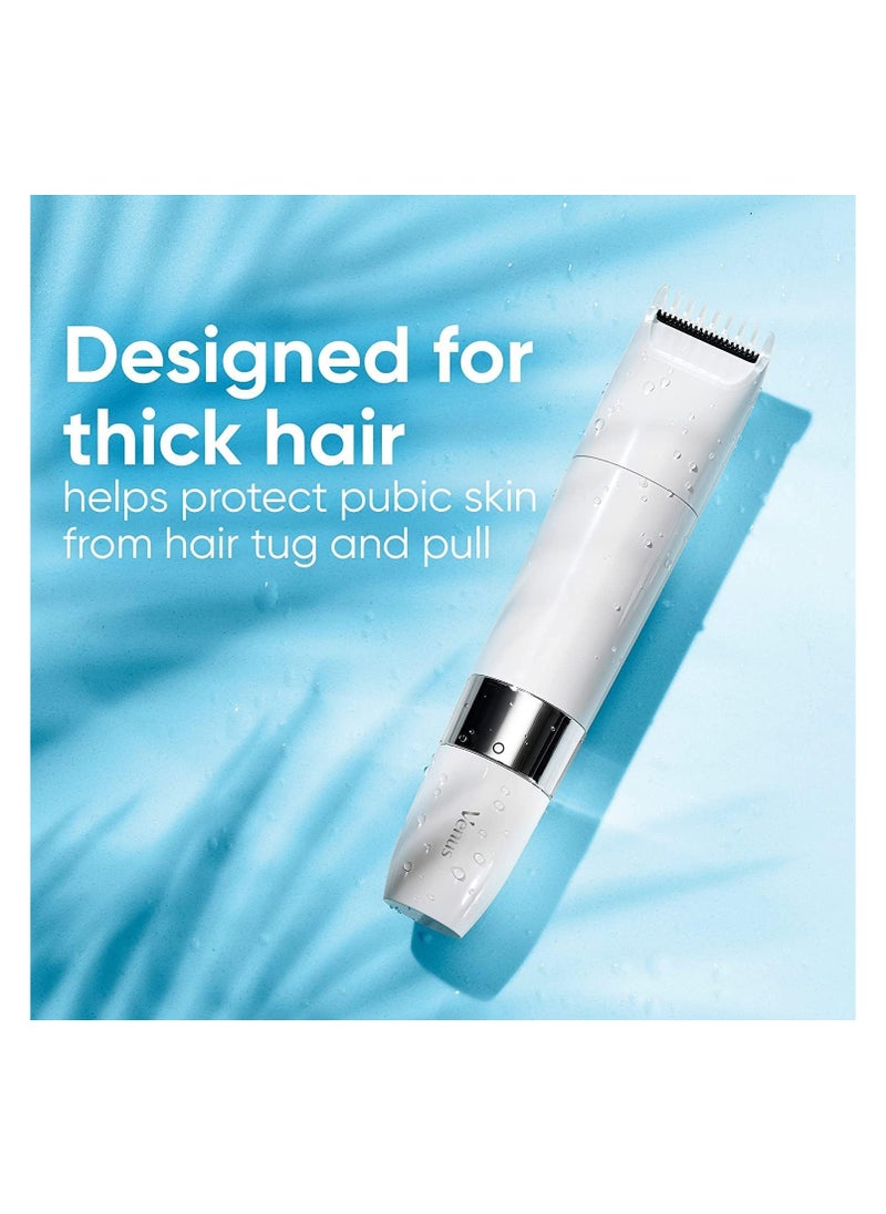 Gillette - Gillette Venus for Bikini Pubic Hair and Skin, Gentle Electric Razor Bikini Trimmer, Includes 1 Womens Trimmer, 1 Comb, 1 AA Battery for Intimate Grooming - Image 1