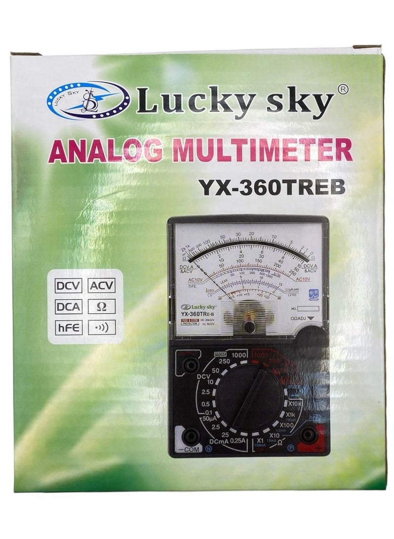 Lucky Sky - Analog Multimeter YX-360TREB with Capacitance Estimation - Image 1