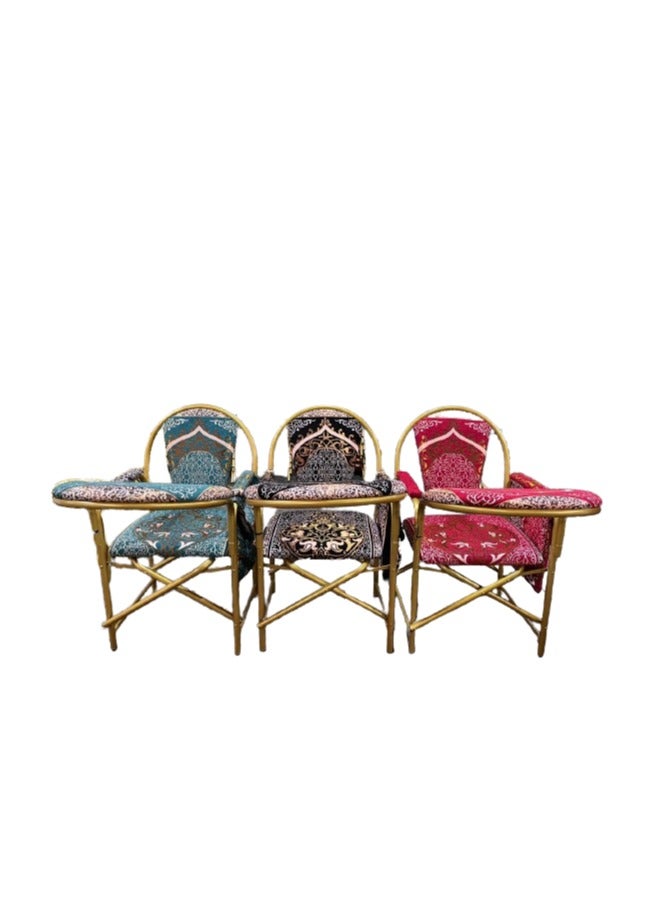 REBENUO Prayer chair suitable for the elderly Comfortable to sit and recite the Holy Quran for long periods Foldable lightweight and easy to carry Suitable size and elegant shape Red color - Image 4