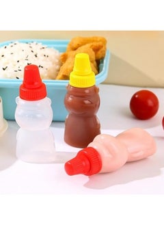 FALMER 10pcs Mini Bear Shape Sauce Bottles 25ml  - Image 3