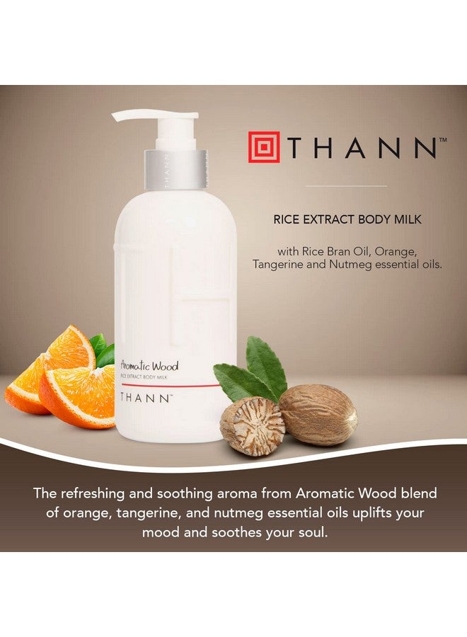 Aromatic Wood Rice Extract Body Milk Deeply Moisturizing Body Lotion For Men And Women Nongreasy Body Moisturizer Parabenfree 320 Ml