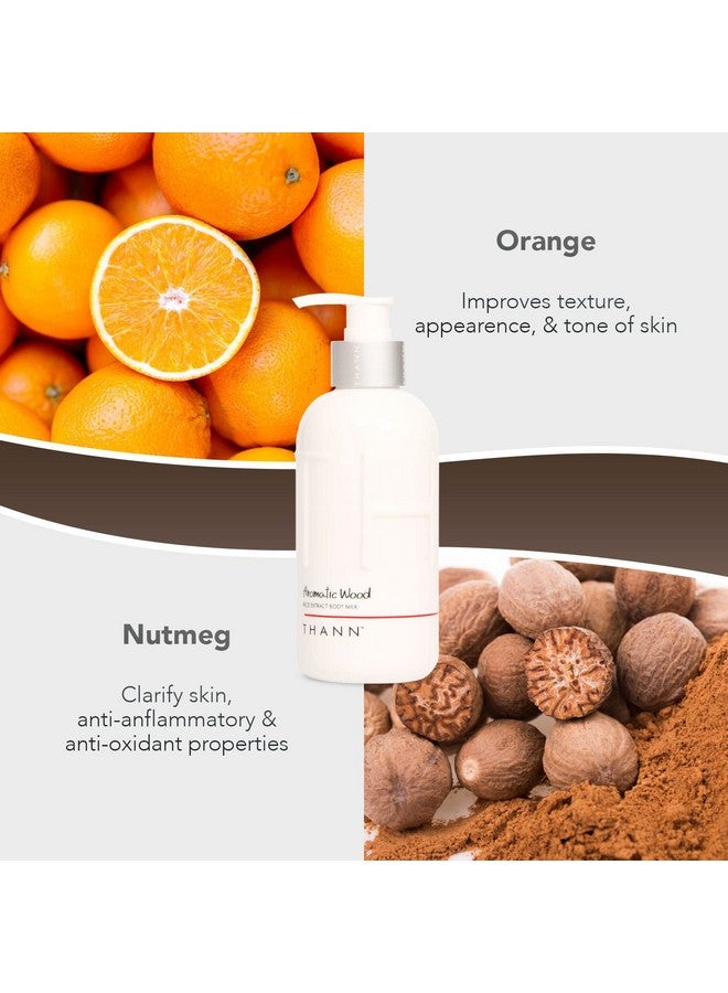 Aromatic Wood Rice Extract Body Milk Deeply Moisturizing Body Lotion For Men And Women Nongreasy Body Moisturizer Parabenfree 320 Ml