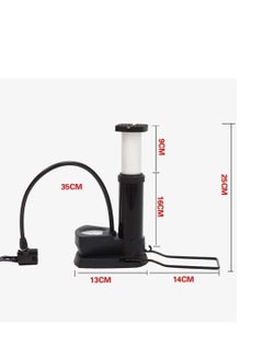 Generic Bicycle air pump with air pressure gauge, bicycle tire blower with foot pedal function, lightweight and with ball inflation needle, suitable for all types of bicycles-from Rana store  - Image 5