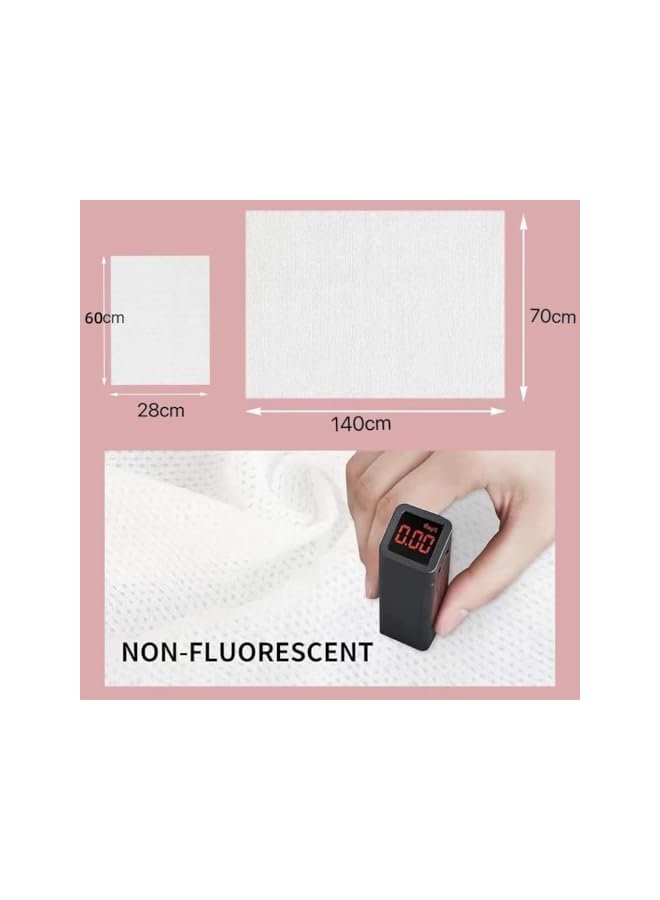 The Bros 10 sets Disposable Bath Towels,Travel Disposable Towels Set, Body Towels,Bath Towels for Hotel bathroom Beach Swimming Camping,Soft Absorbent Pure Cotton,70x140cm 28 * 60cm - Image 2