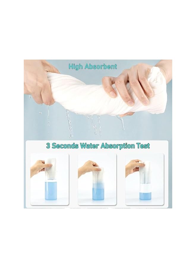 The Bros 10 sets Disposable Bath Towels,Travel Disposable Towels Set, Body Towels,Bath Towels for Hotel bathroom Beach Swimming Camping,Soft Absorbent Pure Cotton,70x140cm 28 * 60cm - Image 4