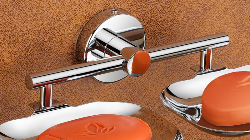 iSTAR Stainless Steel Square Shape Double Soap Dish l Soap Case I Soap Holder I Soap Stand Corrosion Free Double Soap Holder with Chrome Finish (Silver, Pack of 1) - Image 4