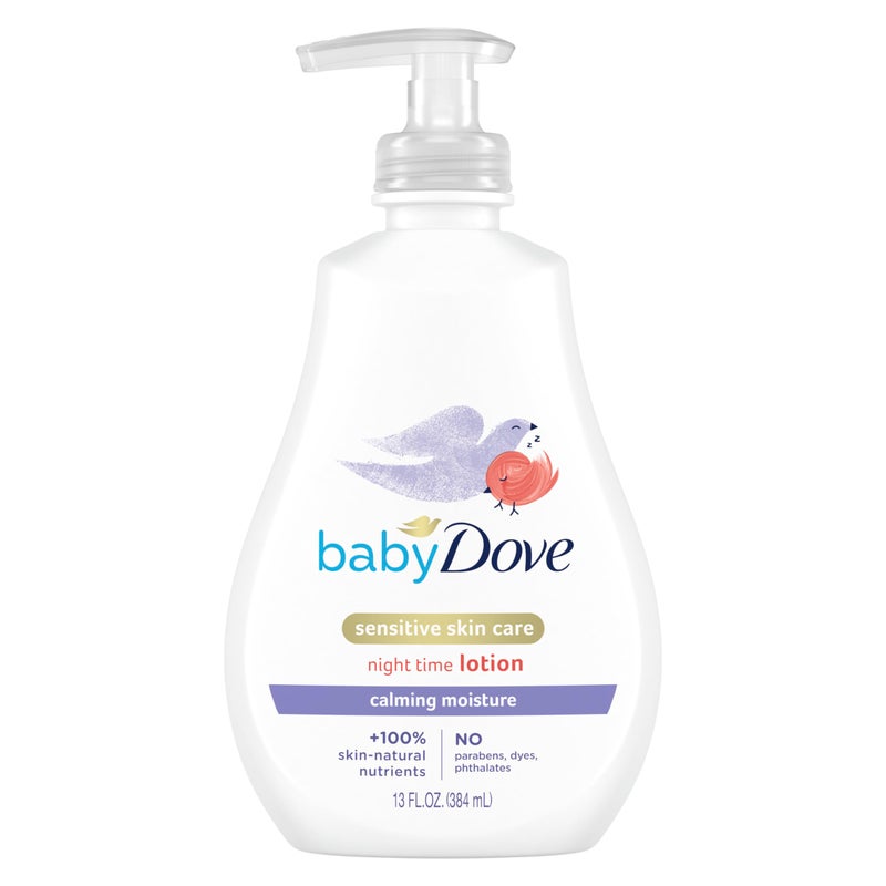 Baby Dove Sensitive Skin Care Baby Lotion For a Soothing Scented Lotion Calming Moisture Hypoallergenic and Dermatologist-Tested 13 oz - Image 1