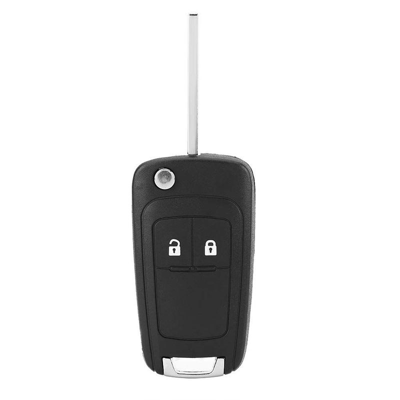 2 Button Key Shell Replacement For Opel Astra Insignia ABS Plastic Metal Key Case Uncut Bardige - Image 1
