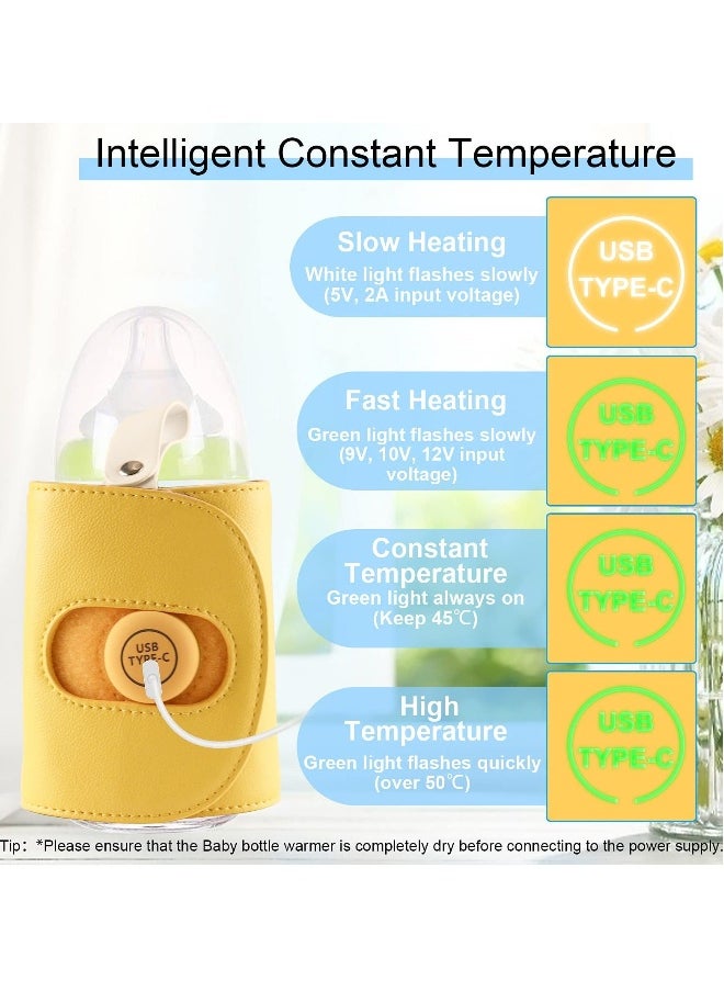 Generic Baby Bottle Warmer Cover, Yellow  - Image 4
