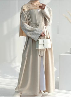Generic Elegant Islamic Abaya Jalabiya with Embroidered Sleeves in a modern design that combines tradition, perfect for elegant occasions  - Image 1