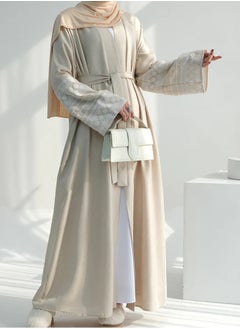 Generic Elegant Islamic Abaya Jalabiya with Embroidered Sleeves in a modern design that combines tradition, perfect for elegant occasions  - Image 2