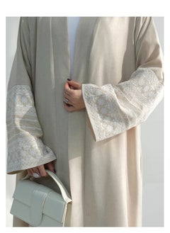 Generic Elegant Islamic Abaya Jalabiya with Embroidered Sleeves in a modern design that combines tradition, perfect for elegant occasions  - Image 3