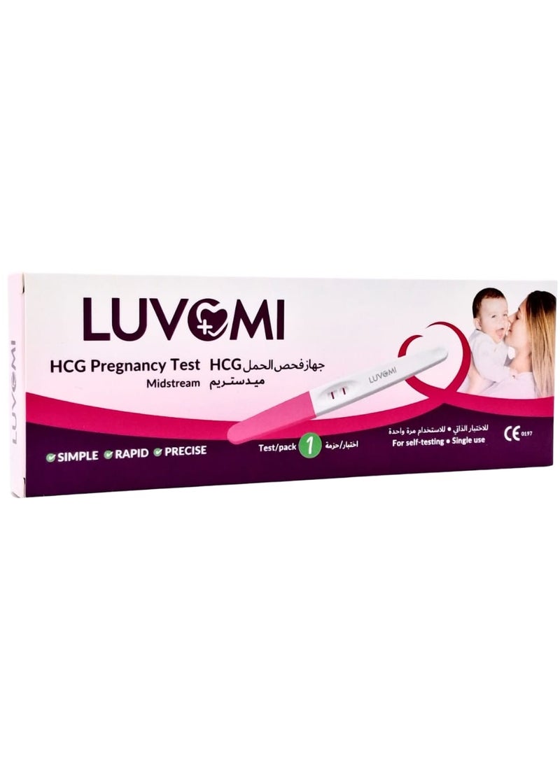 LUVOMI HCG PREGNANCY TEST MIDSTREAM