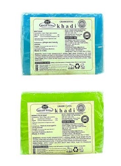Khadi Pure Herbal Mint & Neem Tulsi Soap (125G) Pack Of 2 (250G)  - Image 2