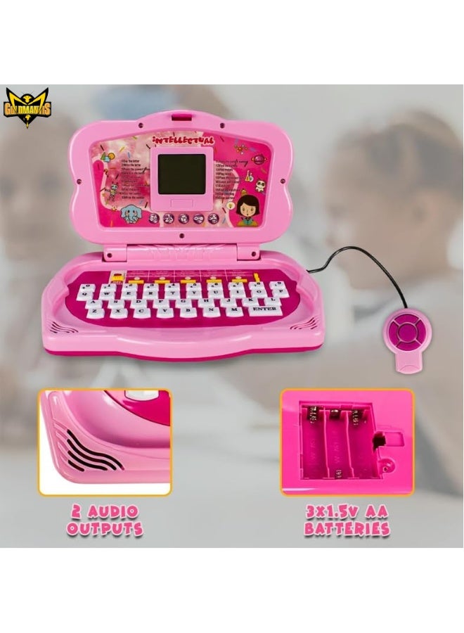 GOLD MANTIS Kids Educational Laptop Toy – Learning Computer with Alphabet, Numbers, Music & Interactive Games – Early Learning Laptop for Boys & Girls - Image 5