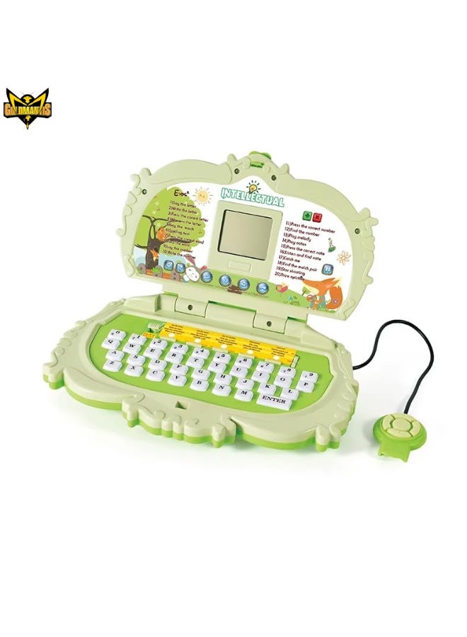 GOLD MANTIS Kids Educational Laptop Toy – Learning Computer with Alphabet, Numbers, Music & Interactive Games – Early Learning Laptop for Boys & Girls - Image 2
