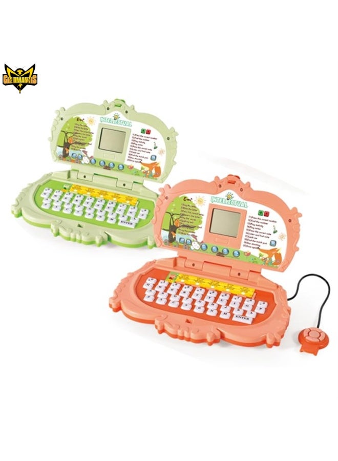 GOLD MANTIS Kids Educational Laptop Toy – Learning Computer with Alphabet, Numbers, Music & Interactive Games – Early Learning Laptop for Boys & Girls - Image 1