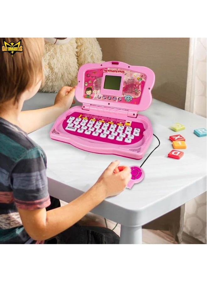 GOLD MANTIS Kids Educational Laptop Toy – Learning Computer with Alphabet, Numbers, Music & Interactive Games – Early Learning Laptop for Boys & Girls - Image 3